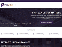 Tablet Screenshot of paclights.com